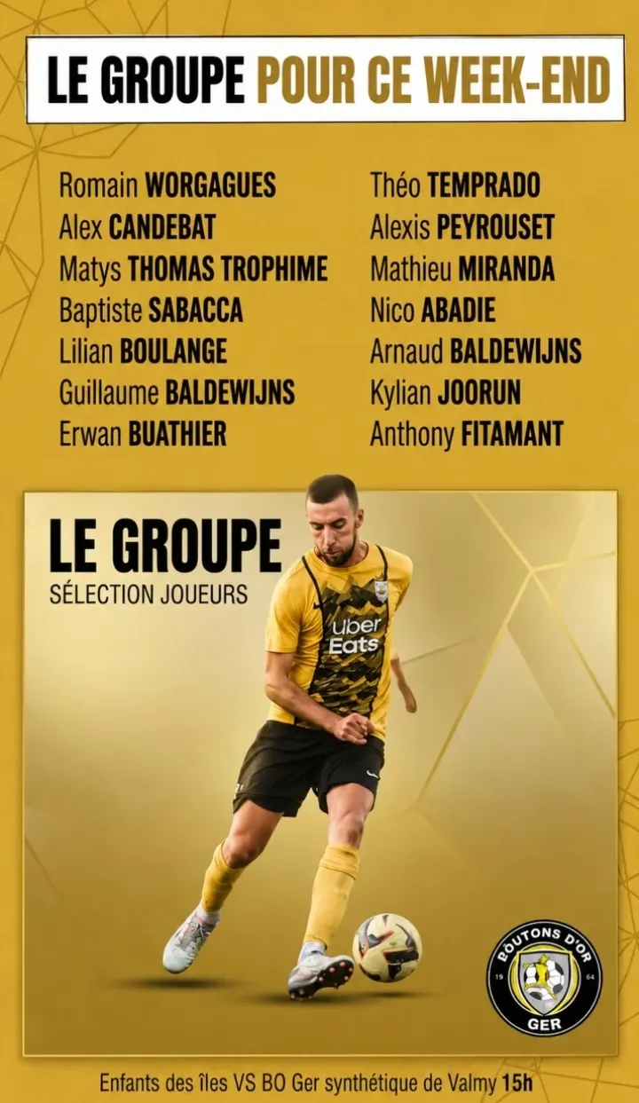 Equipe des Boutons d'or de Ger